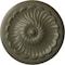 Ekena Millwork Flower Spiral Ceiling Medallion (Fits Canopies up to 2"), 12 1/4"OD x 2 1/4"P, Painted Turtle CM12FLPTF - alternate 1